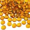 11/16" Amber Flat Glass Nuggets 12oz. Bag for Glass, Mosaics & Many Other Crafts